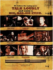 Adler / Bittner / Davies / Gomes / Beddoe - Pro-Mark Drumsticks - 2003 Print Ad