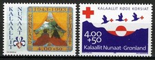 Гренландия Greenland 1993, Red cross and