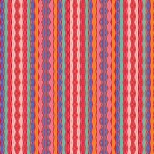 Laurel Burch Fantasticats Geo Stripe Y4345-36 Orange FABRIC