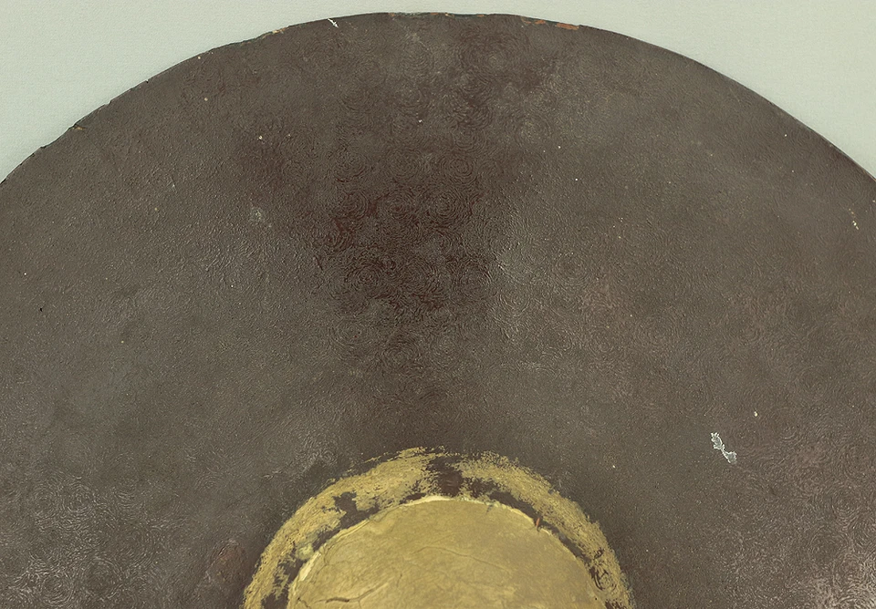 Casco sombrero samurai japonés Jingasa 2 piezas Foto 4 de 4