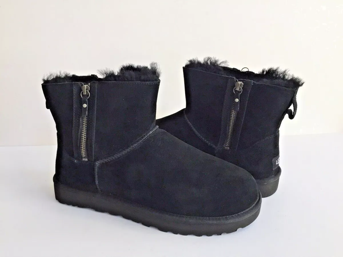 Ugg womens classic mini double cheap zip