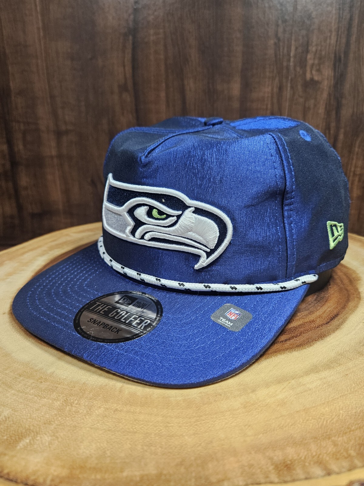 Seattle Seahwaks New Era The Golfer Rope Snapback Adjustable Hat Cap NFL