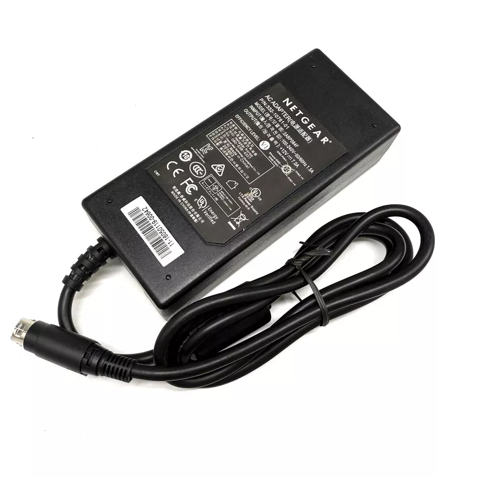 12V 7A Netgear 2ABP084F AC Adapter Power Supply 332-10781-01 Charger - Image 2 of 4