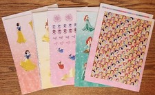 Disney Princess Full Sheet Stickers Cinderella Belle Snow White Rapunzel Ariel