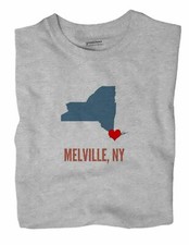 Melville New York NY T-Shirt HEART Melville New York NY T-Shirt HEART