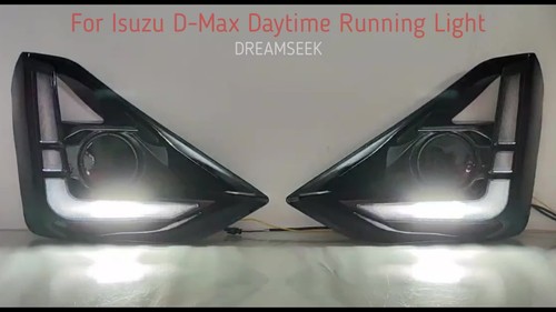 For Isuzu D-max Dmax 2023+ LED Daytime Running Light Fog Lamp DRL w/ Turn LH+RH - Video 1 of 1