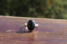 Natural Black Onyx Ring,925 Sterling Silver Ring,Hanmdade Ring,All Sizes 3 to 14