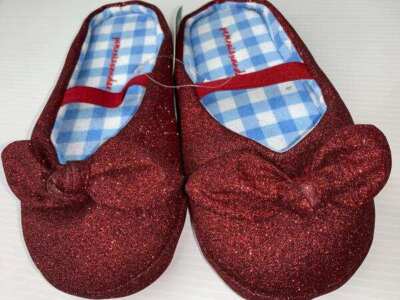 NEW WITH TAGS GIRLS PETER ALEXANDER DOROTHY RUBY RED SLIPPERS