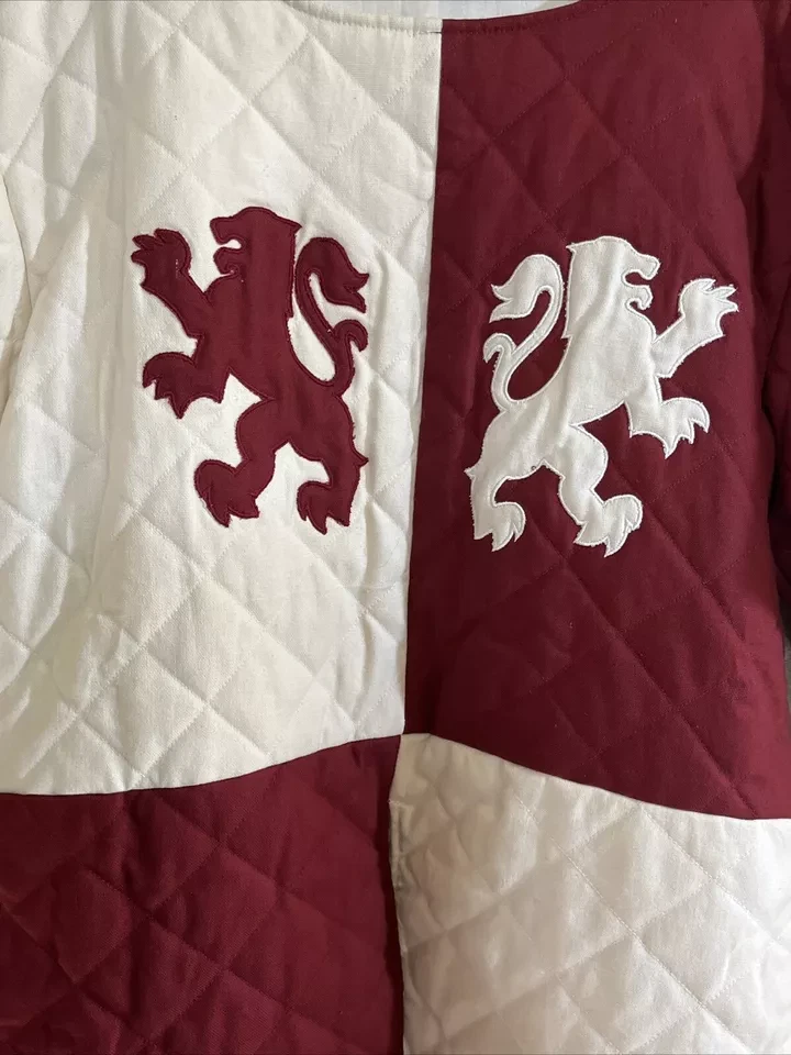 Templar Knight Gambeson Reenactment Tunic and Cosplay Costume - Image 2 of 4