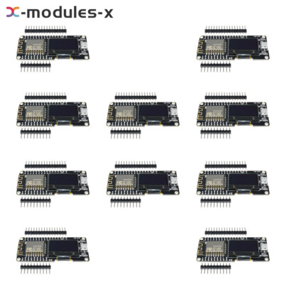 1-10PCS 0.96'' OLED Wifi ESP8266 ESP-12F CP2102 NODEMCU Wemos  Development Board