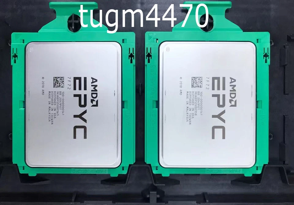 AMD epyc 7f72 CPU processor 3.2GHz 24 core 48 thread 192MB 240W - Image 2 of 4