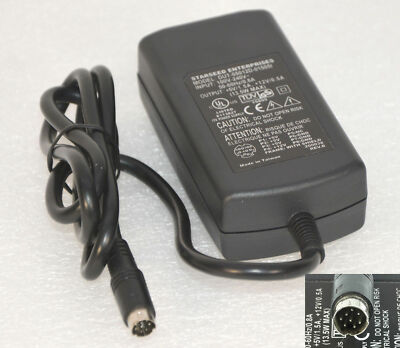 AC/DC ADAPTER NETZTEIL 12V 0,5A 5V 1,5A POWER SUPPLY FÜR LED STRIPS + DIODEN N60