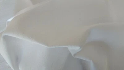 100% Pure Cotton Heavy Lining WHITE Fabric Extra Wide 79"(200cm) 30mts - Image 1 of 4