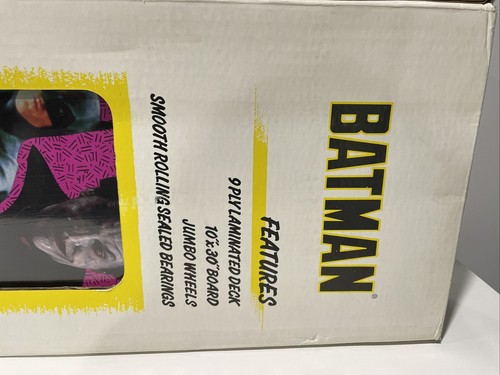 Batman Skateboard By Brookfield🔥UNUSED In Original Box -KEATON RARE - Picture 8 of 12