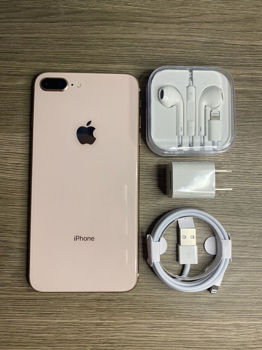 Apple iPhone 8 Plus - 64GB - Gold (Unlocked) A1864 (CDMA + GSM ...