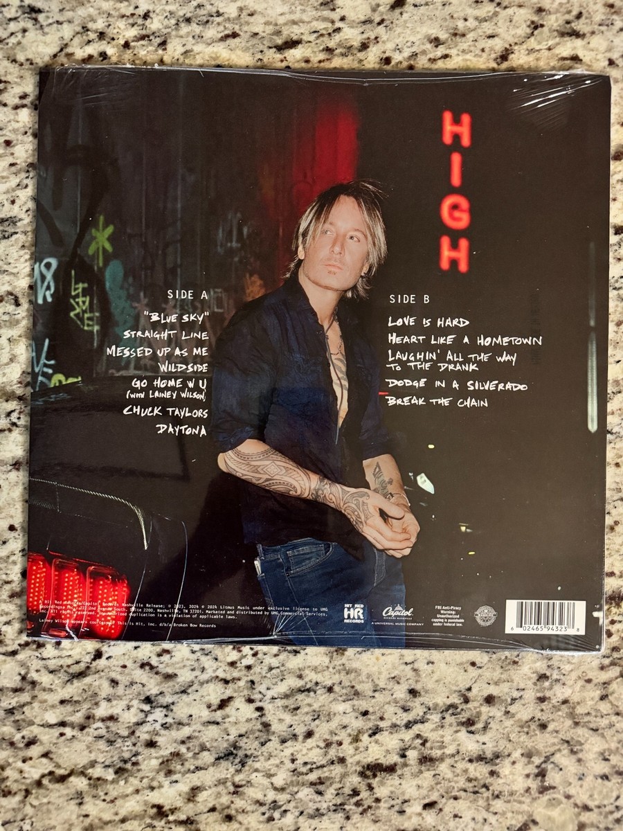Keith Urban - High OG Vinyl LP, Capitol Records, 2024