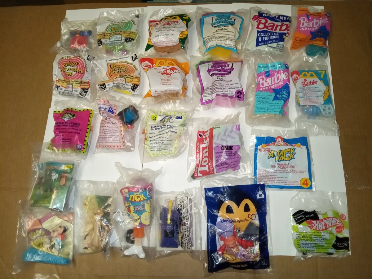 Vintage Fast Food Toys Lot Sealed 90s 2000s Happy Meal McDonalds