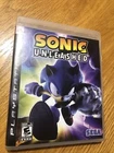 Sonic Unleashed (Sony PlayStation 3, 2008) Case And Manual Only