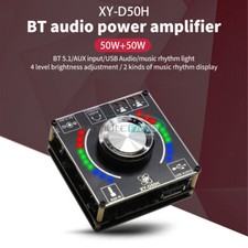 TPA3116 Digital Audio Power Amplifier Board 50WX2 HIFI Stereo w/ rhythm light