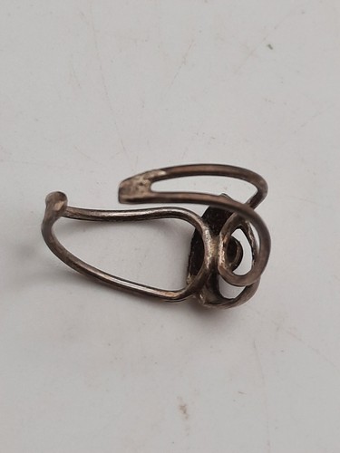 Anillo Pinky MCM Artesanal Plata (800-Esterlina) Talla 2.5+/- Caja de Sombras Ajustable - Imagen 5 de 9