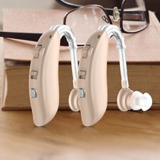 1 Pair Of Digital Hearing Aid Severe Loss Rechargeable Invisible BTE Ear Aids