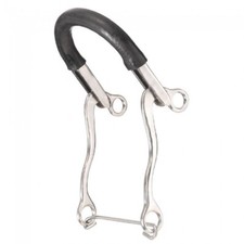 Kelly Silver Star MINI MINIATURE HACKAMORE w/ Rubber Tubed Noseband 6" Cheeks