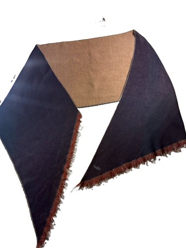 V. Fraas Cashmink Scarf Made in Germany 100” Long X 16” Brown Colors