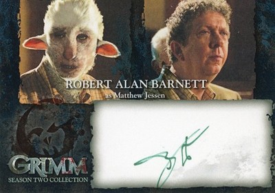 BREYGENT 2015 GRIMM STAFFEL 2 ROBERT ALAN BARNETT #RBA AUTOGRAMMKARTE