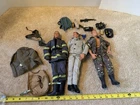 90's vintage 12" GI Joe, guandong, 1/8 action figures, parts pieces lot!