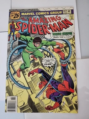 Amazing Spider-Man # 157 - (1976 Marvel Comics) Dr. Octopus back from dead VF/NM