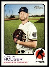 2022 Topps Heritage Adrian Houser Milwaukee Brewers #219