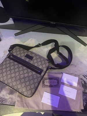 Gucci Umhängetasche Herren Beige Leder Aus Barcelona Leichte Gebrauchsspuren