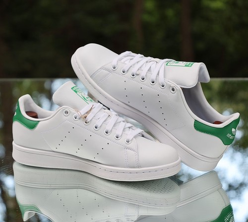 Adidas Stan Smith White Green Autographed Men’s Size 8.5 Custom Q47226 - Picture 8 of 15