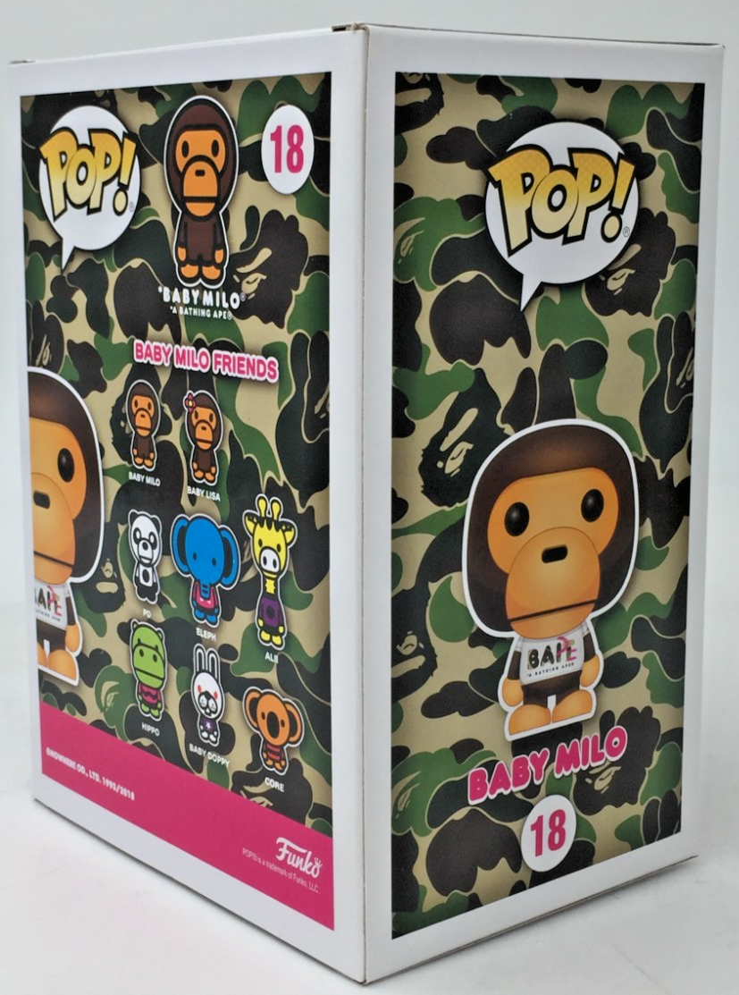 Funko Pop! Baby Milo #18 Rare Flocked Bait Exclusive With Pop