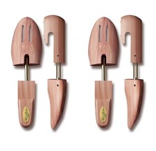 Allen Edmonds Woodlore Men  s Cedar Wood Shoe Trees 2 Pairs Adjustable, A