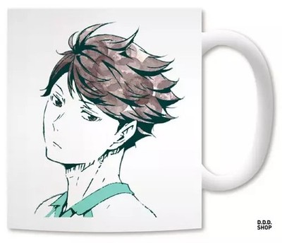 Haikyuu Ani Art Becher Oikawa Tooru Figur Keramik Kaffeetasse Sammlerstück