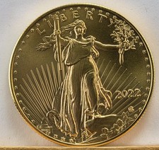 2022 AMERICAN GOLD EAGLE 1 OZ UNCIRCULATED 4315.00 per troy oz
