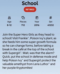 LEGO DC Super Hero Girls: Super Hero High School (41232)