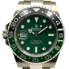 ROLEX GMT-Master2 126729VTNR Green White Gold Automatic Mens Watch #OK009
