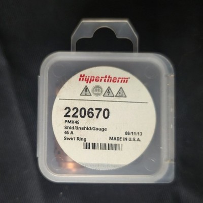 Hypertherm 220670 Swirl Ring 2 Pack + Electrode Nozzle PowerMax 45 PMX45