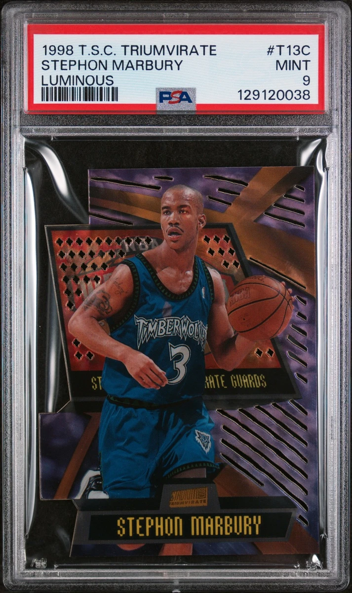 Topps Stephon Marbury Basketball Minnesota Timberwolves Sports