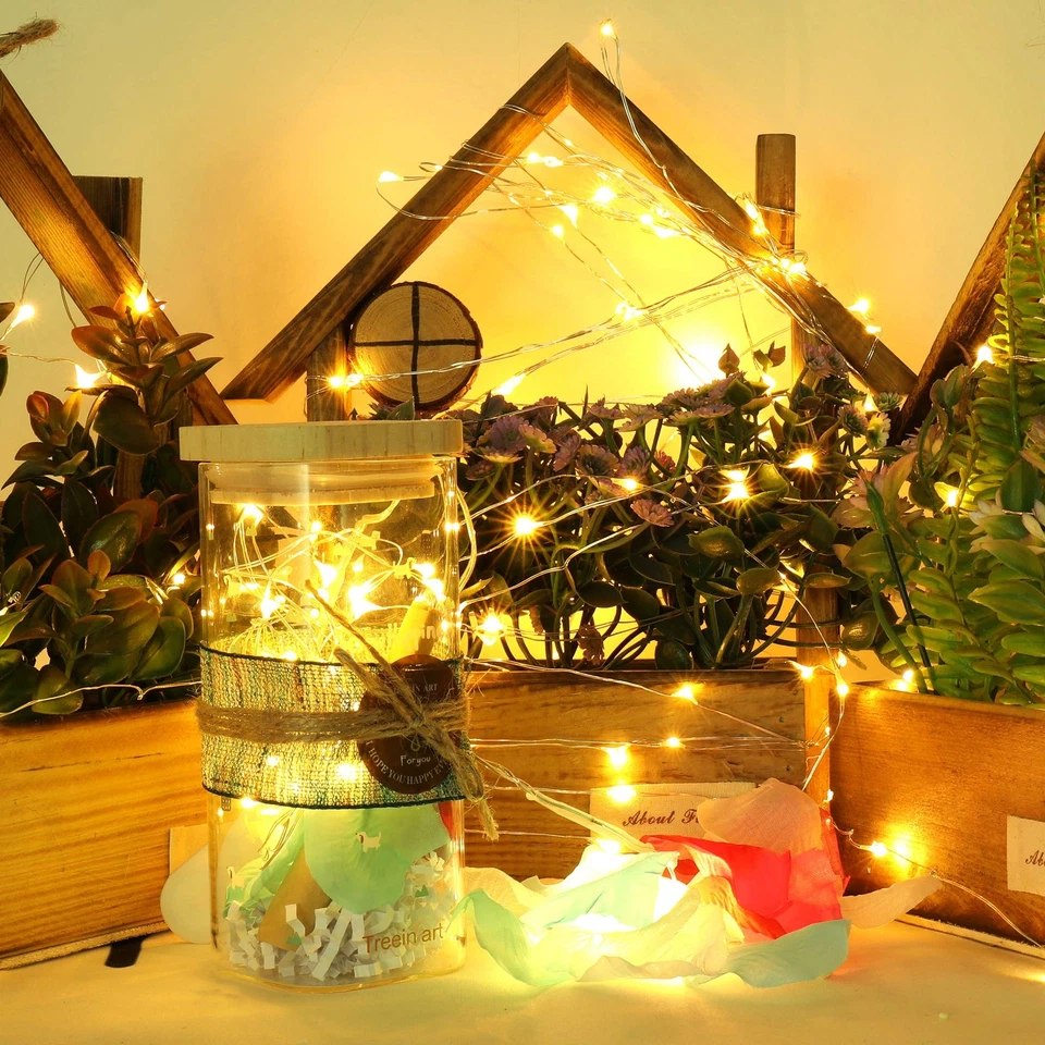 Fairy Lights, USB Operated Fairy Light Plug in 33ft 100 Led Waterproof String Li - Image 3 of 4