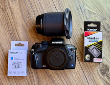 Olympus EVOLT E-420 10MP Digital SLR Shutter ct 153  Lens New Battery/Charger