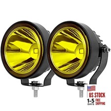 Led Pod Lights Spot Fog Lights Amber/Yellow 2Pcs 60W 4 Inch 2pcs 4 inch Yellow