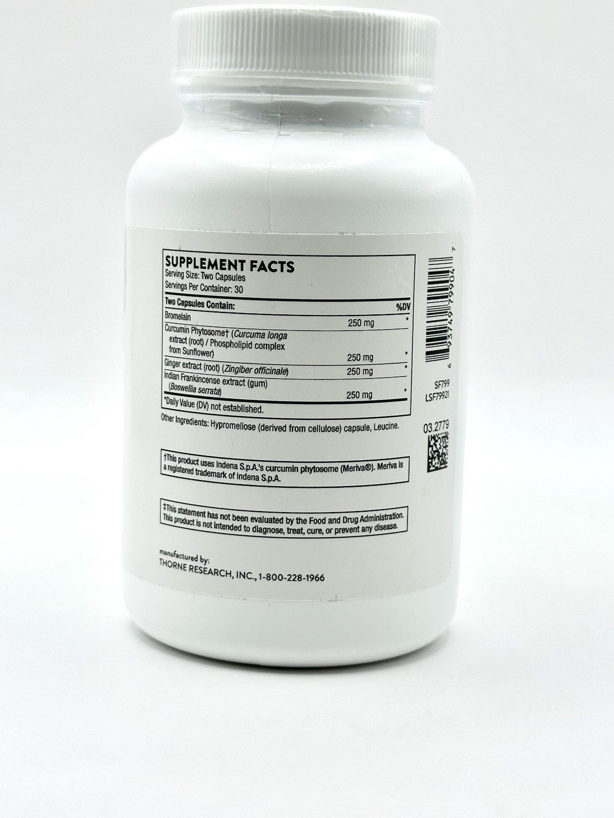 Thorne PHYTOPROFEN (60 Capsules) Botanical Blend Ginger, Boswelia, Curcumin