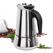 9 Cup 450ml Stainless Steel Moka Pot Italian Stovetop Espresso Coffee Maker