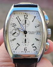 OROLOGIO PHILIP PANAMA ETA/VALJOUX 7750 CRONOGRAFO AUTOMATICO UOMO 38x42MM