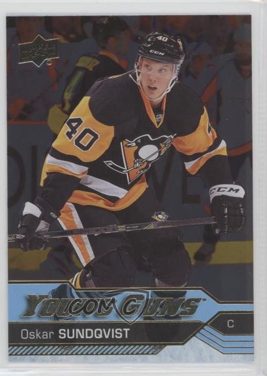 2016-17 Upper Deck Young Guns Silver Foil Oskar Sundqvist #487 Rookie RC 09za