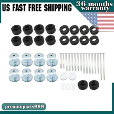 KF04058BK Body Cab Mount Bushings Kit for 1999-2007 Ford F250 F350 Super Duty
