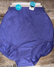 Vanity Fair  Womens Brief Underwear Panties 3-Pair 100 Cotton  L/7